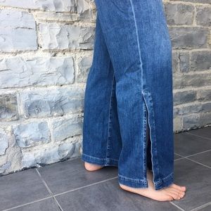 Banana Republic High Rise Split Hem Jeans